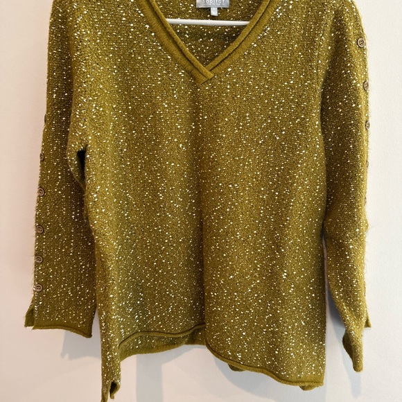 Habitat Sweaters - Habitat Olive V-Neck‎ Sweater